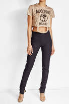 Thumbnail for your product : Moschino Printed Cotton Cropped Top