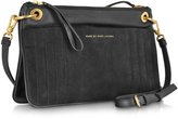 Thumbnail for your product : Marc by Marc Jacobs Double Body XBody Black Leather and Suede Bag