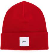 Thumbnail for your product : Oamc logo patch beanie
