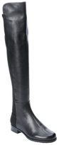 Thumbnail for your product : Stuart Weitzman black leather '5050' over-the-knee stretch slip-on boots