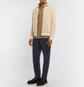 Thumbnail for your product : Mr P. - Slim-fit Tapered Cotton And Linen-blend Cargo Trousers - Navy