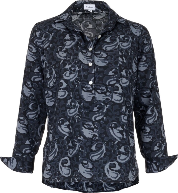 AtLAST Grey Soho Shirt Cloudy Swirl