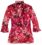 Thumbnail for your product : J.Crew Tall cherry-blossom Frances blouse