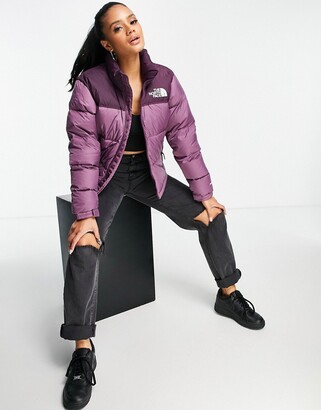 The North Face 1996 Retro Nuptse jacket in purple - ShopStyle