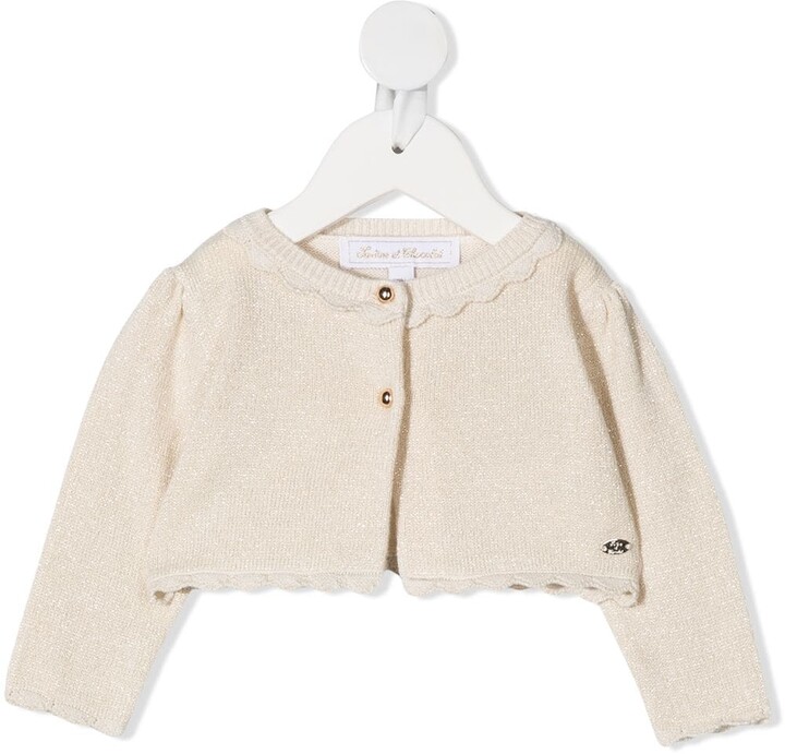 gold baby sweater