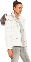 Thumbnail for your product : Belstaff Worthington Nylon Down Jacket with Fur Hood in Pale Stone
