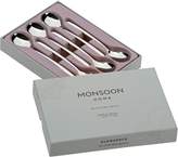 Thumbnail for your product : Arthur Price Monsoon box of 6 stainless steel latte spoons