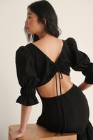 Thumbnail for your product : Curated Styles Tie Back Slit Dress