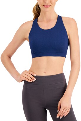 Id Ideology Women's Essentials Sweat Set Low Impact Sports Bra, Created for  Macy's - ShopStyle