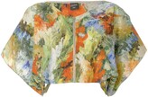 Thumbnail for your product : Jean Paul Gaultier Pre-Owned Abstract Print Cropped Blouse