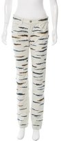 Thumbnail for your product : Isabel Marant Embroidered Straight-Leg Jeans w/ Tags
