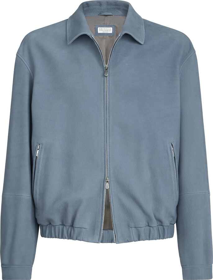 Brunello Cucinelli Nubuck outerwear jacket
