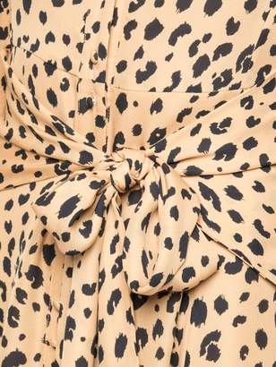 Nicholas leopard print day dress