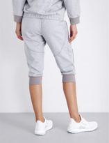Thumbnail for your product : adidas by Stella McCartney Essentials cropped jersey jogging bottoms
