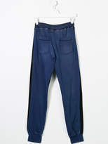 Thumbnail for your product : Diesel Kids Teen denim-effect tracksuit bottoms