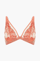 Thumbnail for your product : I.D. Sarrieri Embroidered Stretch-tulle Triangle Bra