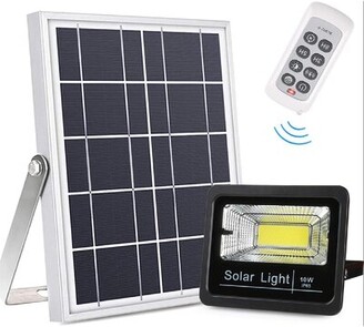 fidigeilo 8-Watt LED Solar Power Dusk to Dawn Outdoor Security Flood Light  with Motion Sensor - ShopStyle
