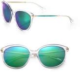 Thumbnail for your product : Jimmy Choo Acetate Round Sunglasses