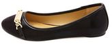 Thumbnail for your product : Charlotte Russe Gold-Plated Ballet Flats