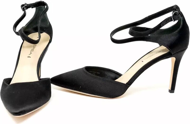 Via Spiga Women's Chera Slingback Sandal In Black Satin