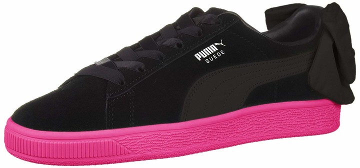 womens puma trainers with bow
