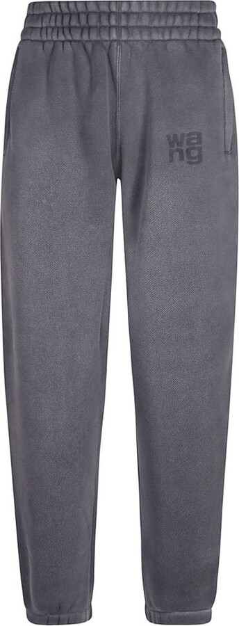 Alexander Wang Essential Terry Ribbed Hem Joggers