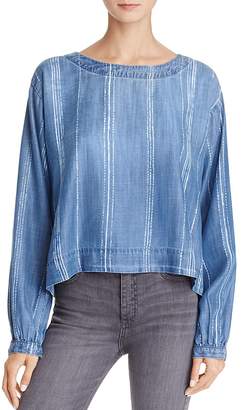 Bella Dahl Stripe-Pattern Back Button-Up Shirt