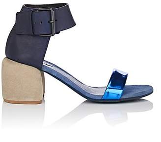 Marsèll Women's Leather Ankle-Strap Sandals - Blue