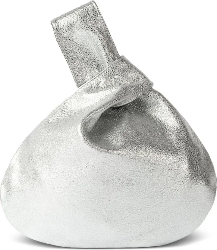MARY SMALLWOOD Knotted Leather Clutch