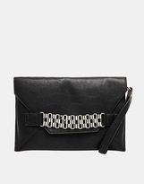 Thumbnail for your product : Miss KG Tate Envelope Clutch with Chain Detail