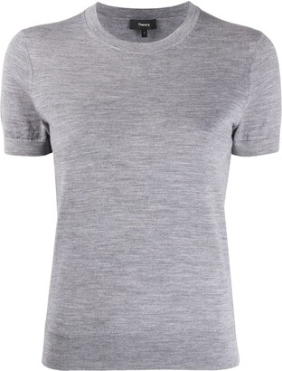 Theory Short Sleeve Knitted Top