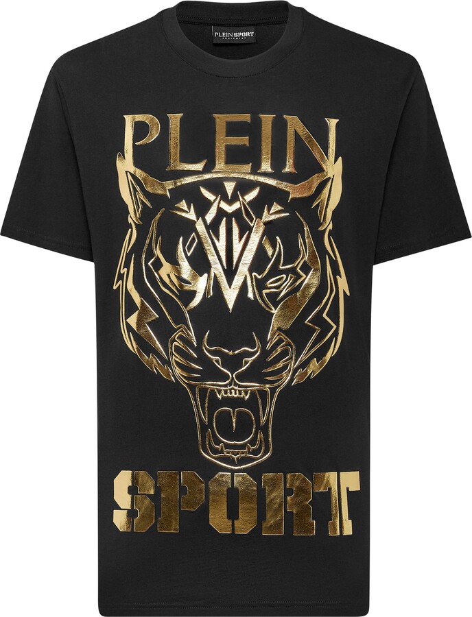 Plein Sport T-shirt Round Neck SS Tiger