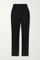 Thumbnail for your product : CASASOLA + Net Sustain Milano Wool And Silk-blend Skinny Pants - Black
