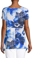 Thumbnail for your product : RUBY RD Floral Sharkbite Hem Top