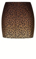 Thumbnail for your product : City Chic Leopard Lover Skirt
