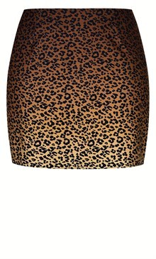 City Chic Leopard Lover Skirt