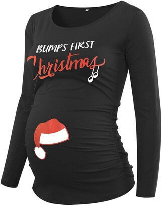 Love2Mi Women's Long-Sleeved Pregnancy/Maternity T-Shirt - ShopStyle Maternity  Tops
