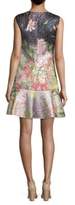Thumbnail for your product : Natori Bop Printed Jacquard Ruffle Dress
