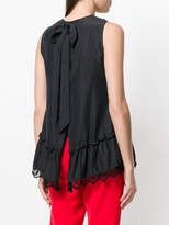 Thumbnail for your product : P.A.R.O.S.H. frill hem blouse