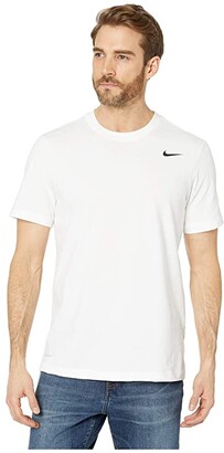 Buyr.com | Active Shirts \u0026 Tees | Nike Men's Dry Tee Drifit Cotton Crew  Solid, White/Black, 3X-Large-T