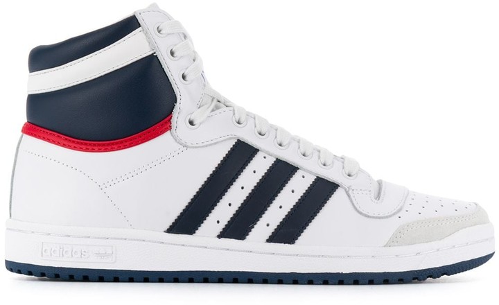 adidas hi top trainers mens