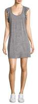Thumbnail for your product : Current/Elliott Cadence Ruffle Racer-Back Shirt Dress
