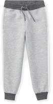 Thumbnail for your product : Ralph Lauren Childrenswear Double-Knit Colorblock Tech Pants, Gray, Size 2-4