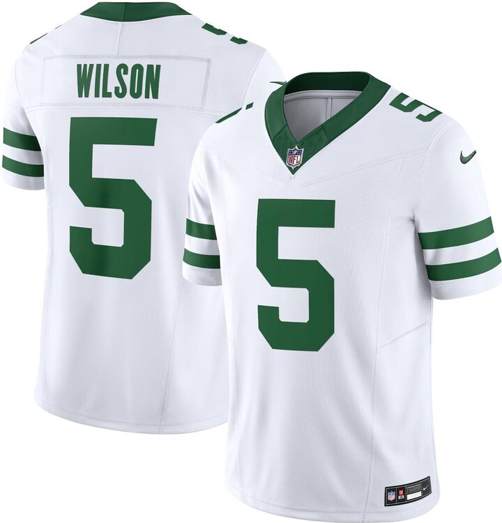 Nike Men's Garrett Wilson Legacy New York Jets Vapor F.u.s.e. Limited Jersey