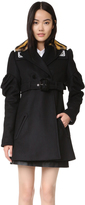 Thumbnail for your product : Kenzo Ruffle Sleeve Trench Coat