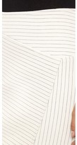 Thumbnail for your product : Tibi Asymmetrical Pinstripe Skirt