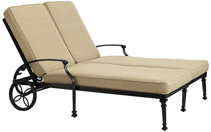 Ballard Designs Amalfi Double Chaise 2-Piece Replacement Cushion Set Canopy  Stripe Kiwi/Sand Sunbrella - ShopStyle