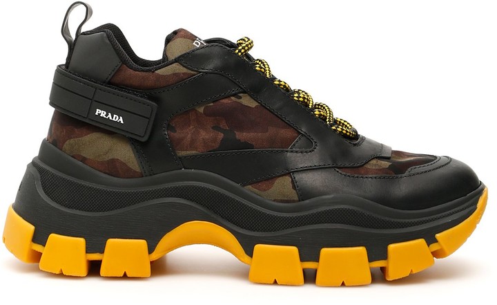 prada pegasus chunky sneakers