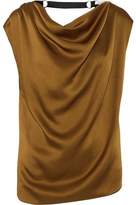 Thumbnail for your product : Lanvin Embellished Draped Satin Top