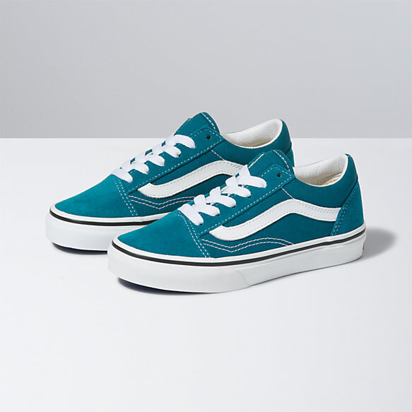 blue vans sneakers for girls